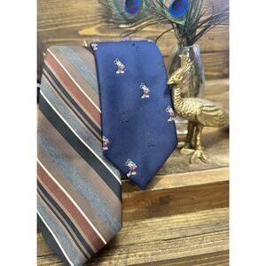 Vintage Florida Mickey Mouse Burdine Ties